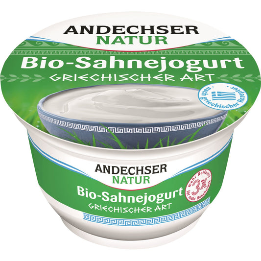 Andechser BIO Tejszínes natúr görög joghurt 10%