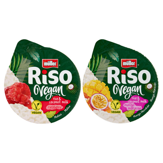 Müller Riso Vegán desszert többféle ízben