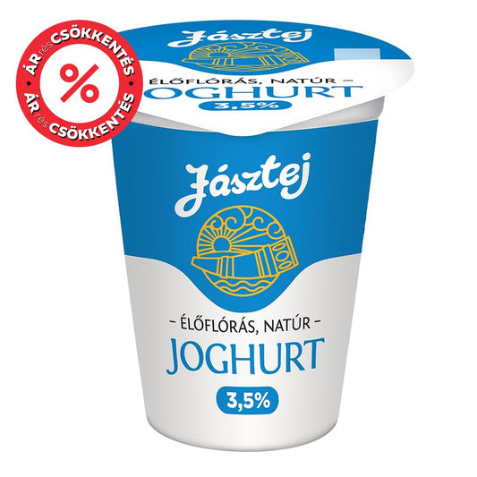 Jásztej Élőflórás natúr joghurt 3,5%